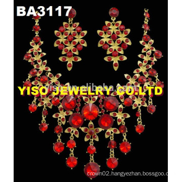 long tassel bridal crystal necklaces